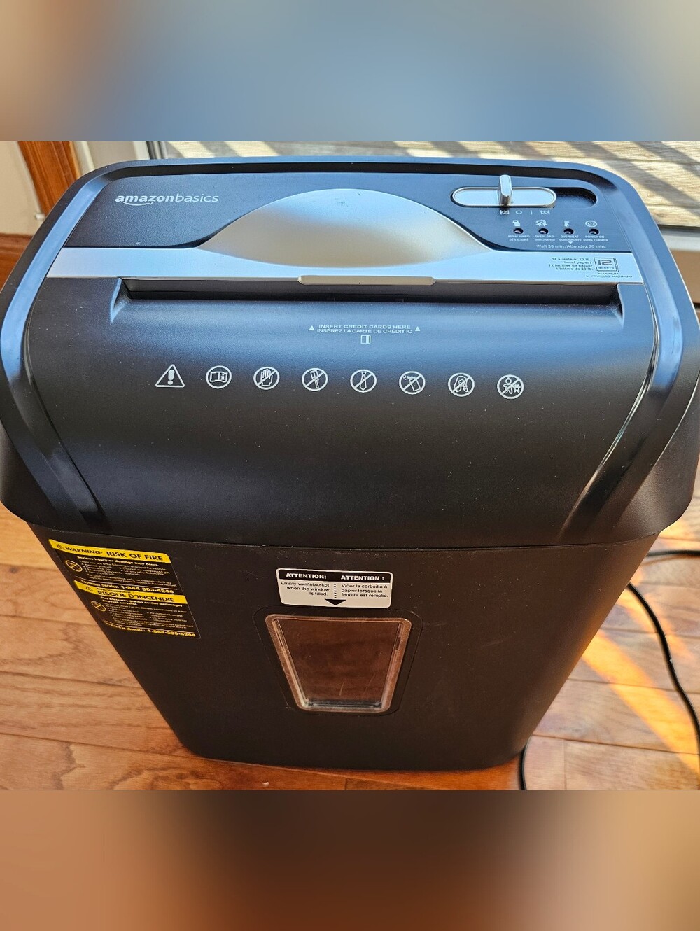 Amazon Basics Paper Shredder!